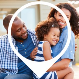 Smiling family